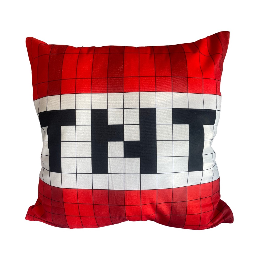New Minecraft TNT Decor Pillow